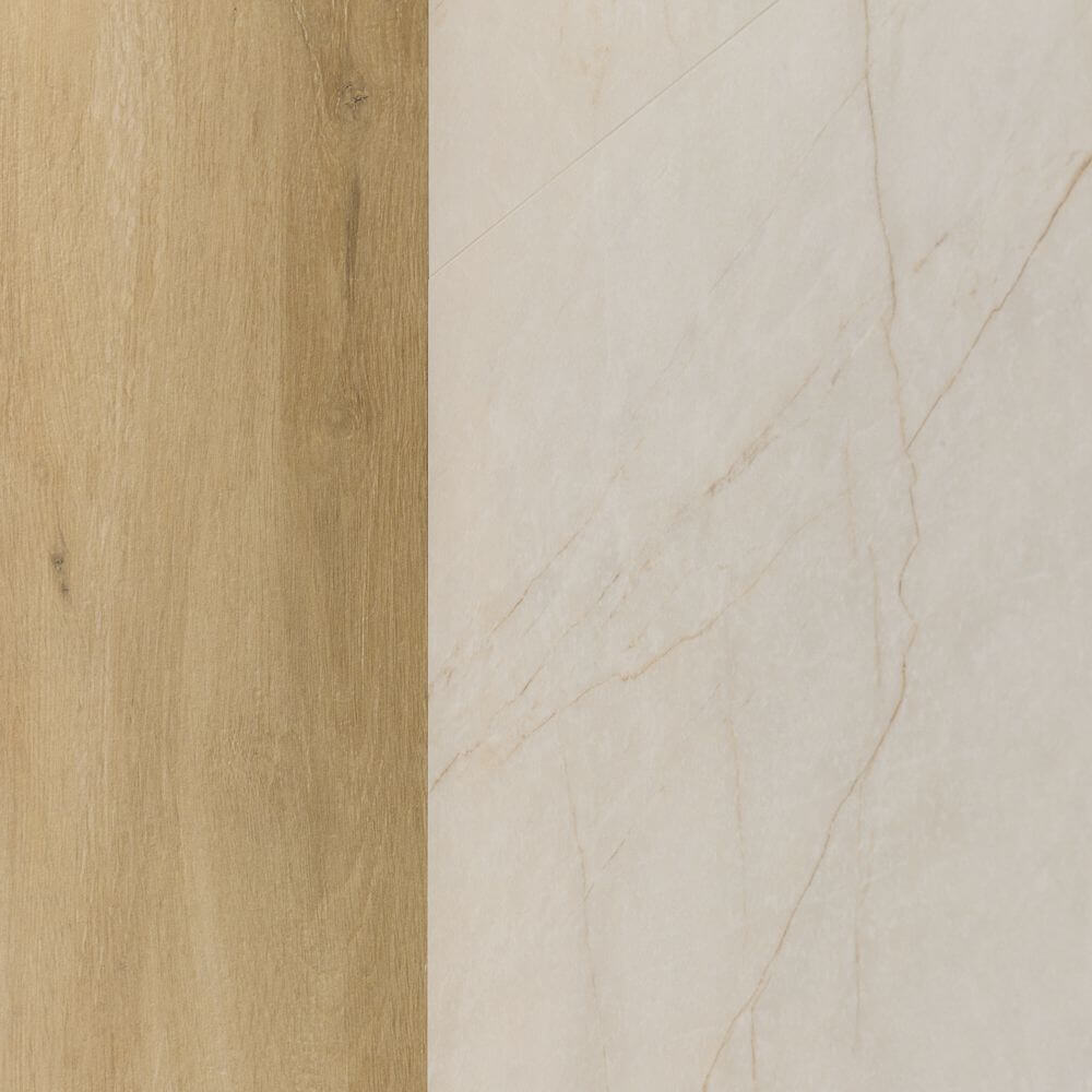 Łazienka w ciepłych tonacjach Venice Ivory Ceramica Limone